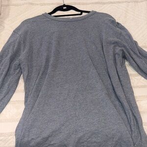 Alternative Apparel Lightweight Heather Blue Sweatshirt